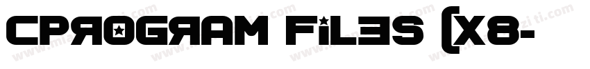 CProgram Files (x8字体转换